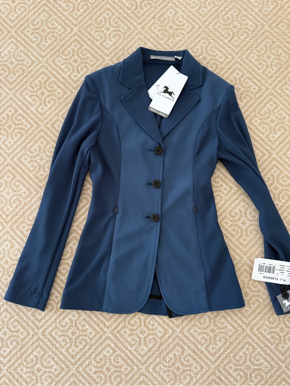 RJ Classics Harmony mesh show coat. Youth size 12